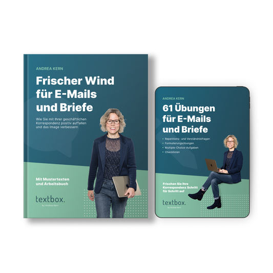Buch-Duo «Frischer Wind für E-Mails und Briefe»